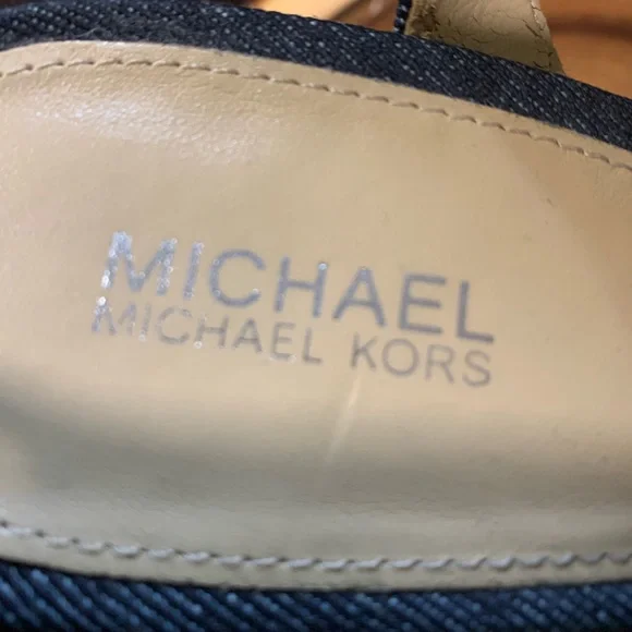 Michael Kors Denim Heels - Picture 2 of 9